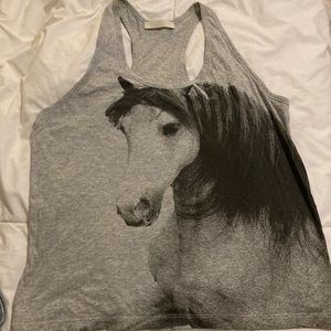 Stella McCartney horse tank top